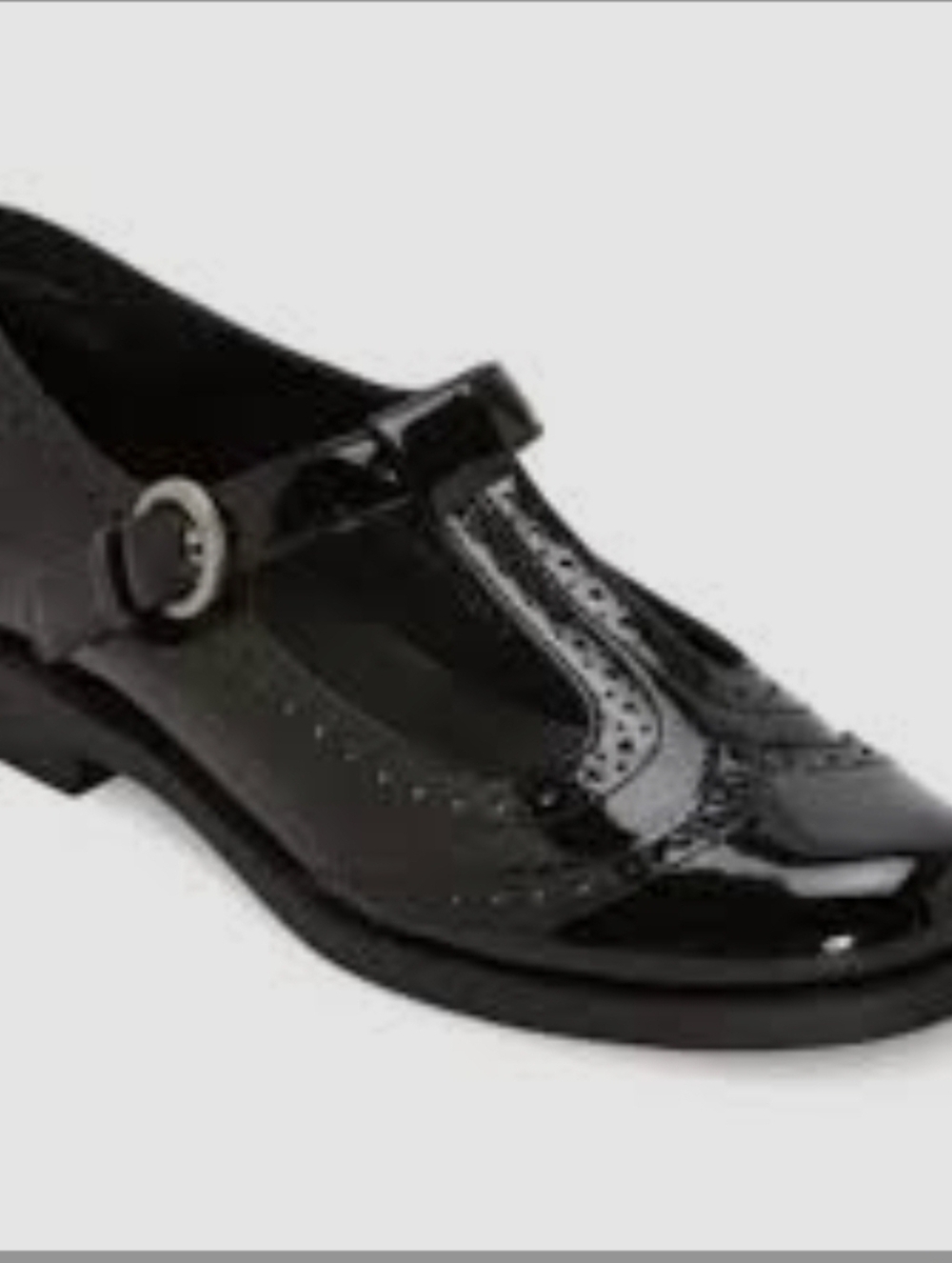Arizona Jean Company Black Patent Mary Jane Flats